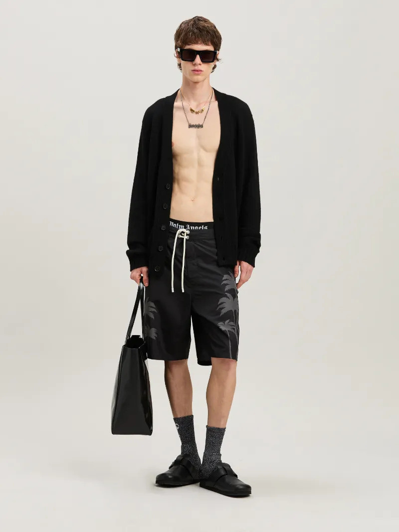 Palm Angels Palms print swim shorts outlook