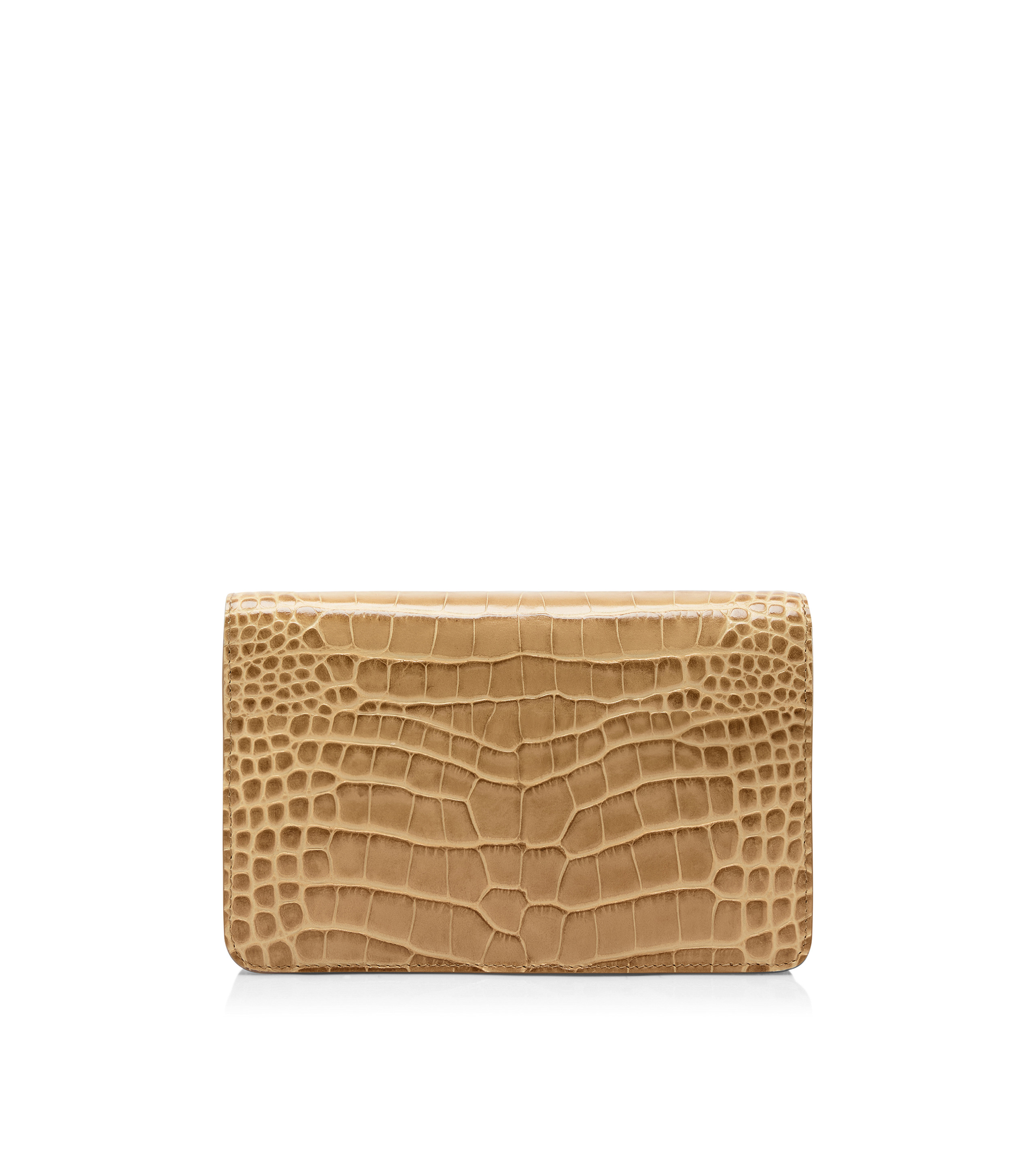 STAMPED CROCODILE LEATHER WHITNEY SMALL SHOULDER BAG - 3