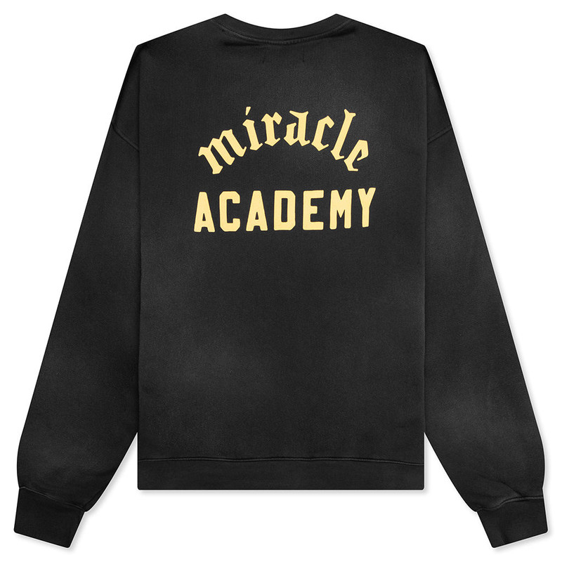 NAHMIAS MIRACLE ACADEMY CREWNECK - BLACK outlook