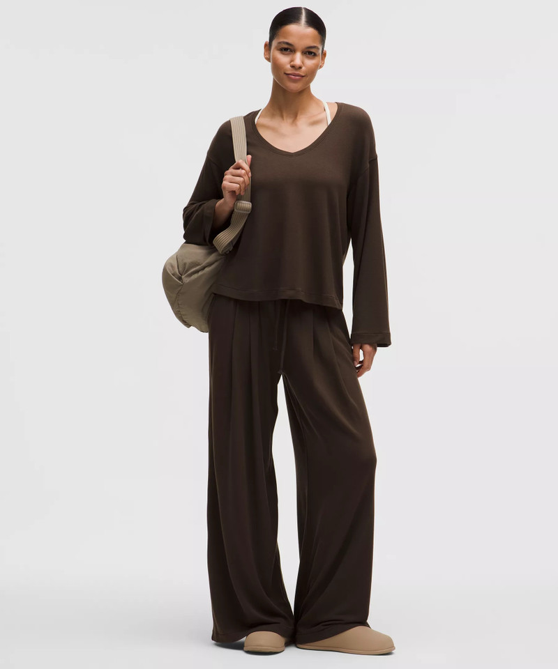 lululemon BeCalm V-Neck Bell Sleeve Shirt outlook