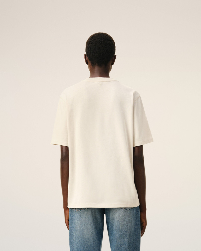 WHITE COTTON AMI DE COEUR T-SHIRT 5