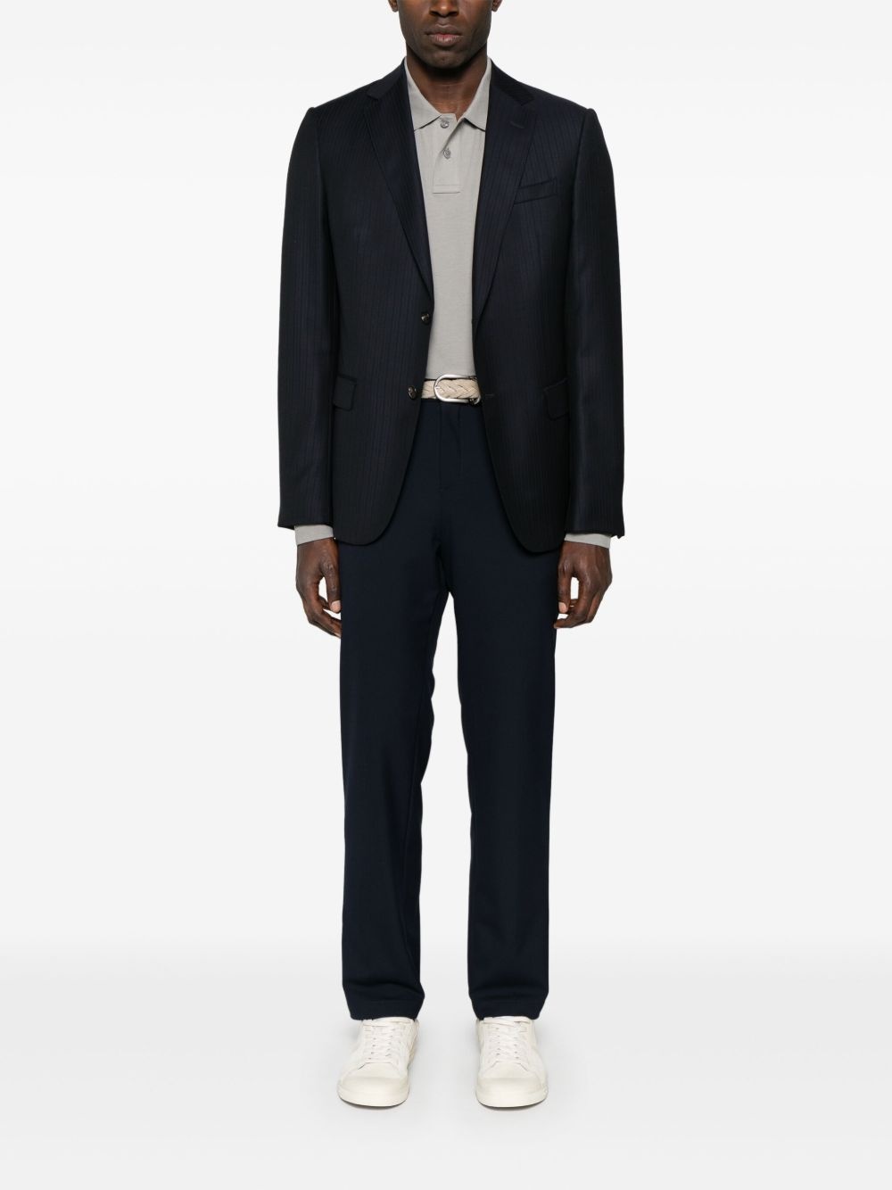 logo-tag trousers - 2