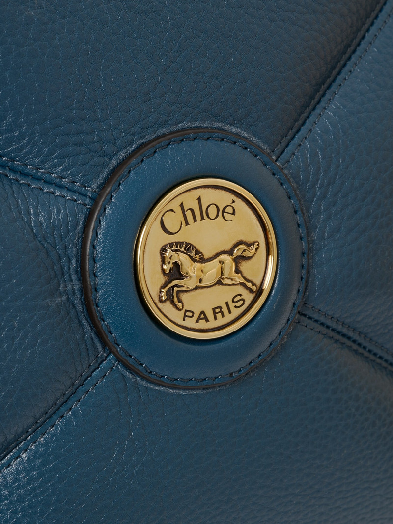 CHLOÉ BALLOON EAST-WEST TOTE BAG IN GRAINED LEATHER 6