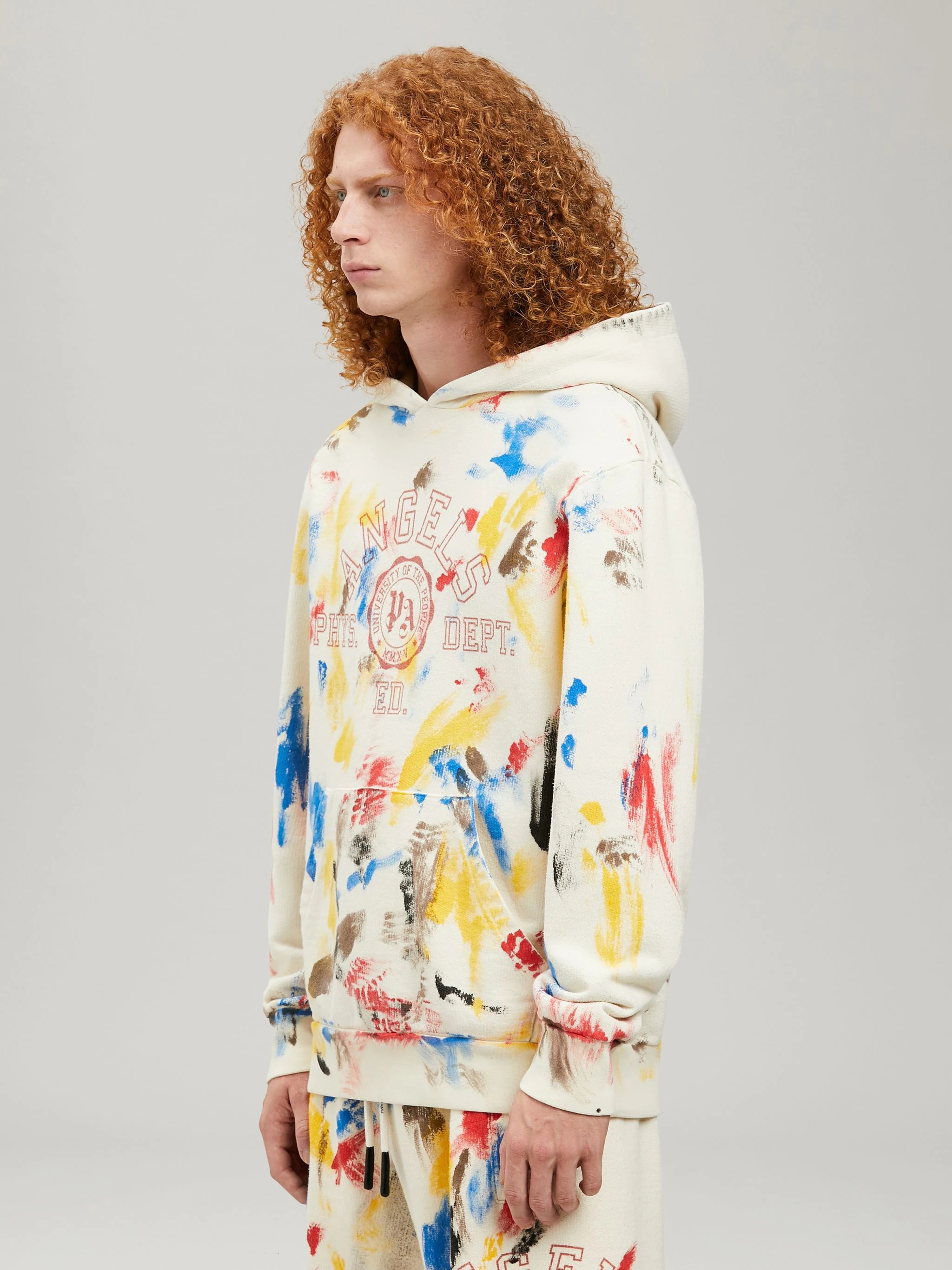 PAINTED COLLEGE HOODIE - 4