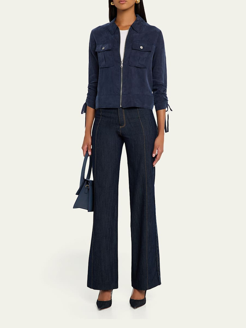 Cinq à Sept Dale Washed Twill Jacket outlook