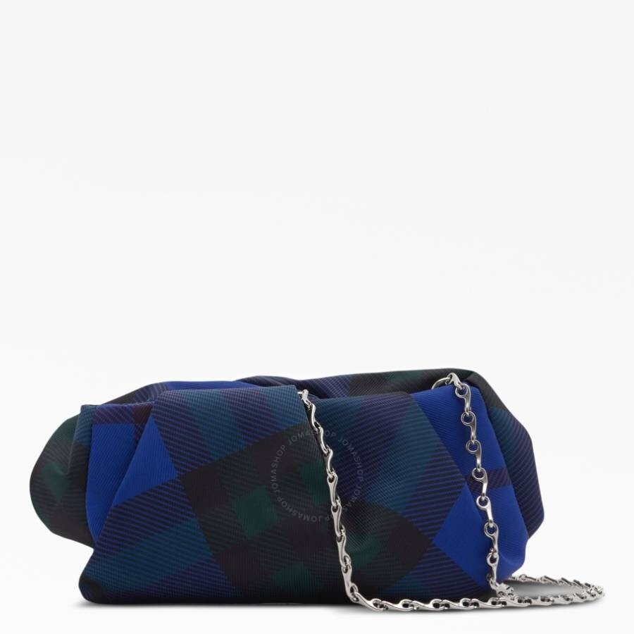 Burberry Draped Clutch with Checkered Pattern - 2