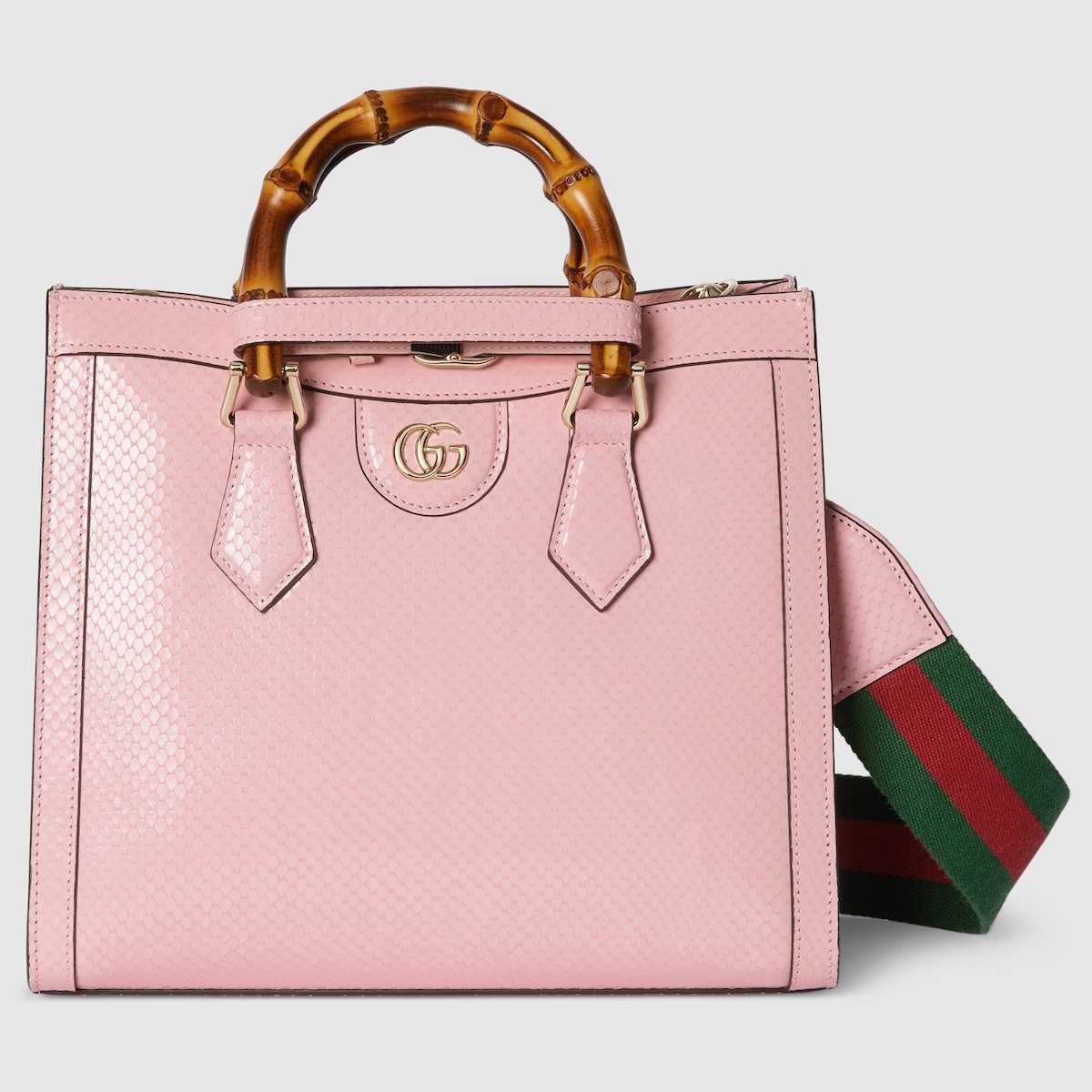 Gucci Diana small python tote bag 1