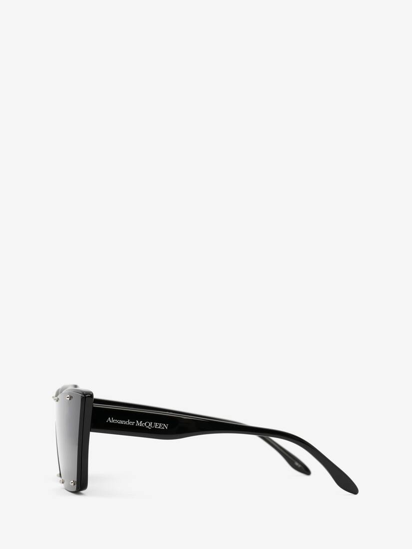 Studs Structure Cat-eye Sunglasses in Black - 2