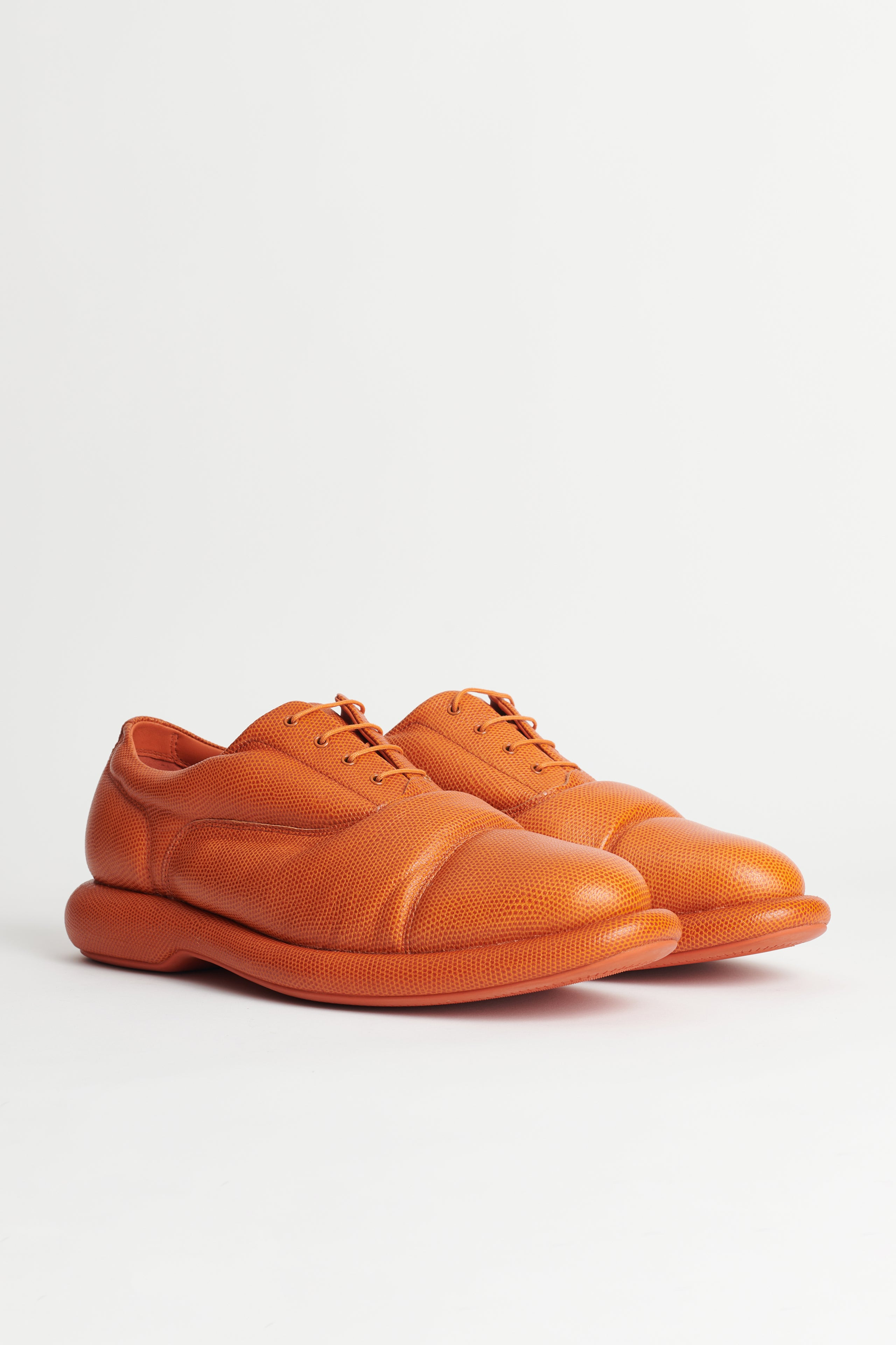 MARTINE ROSE X CLARKS OXFORD 1 M ORANGE - 3
