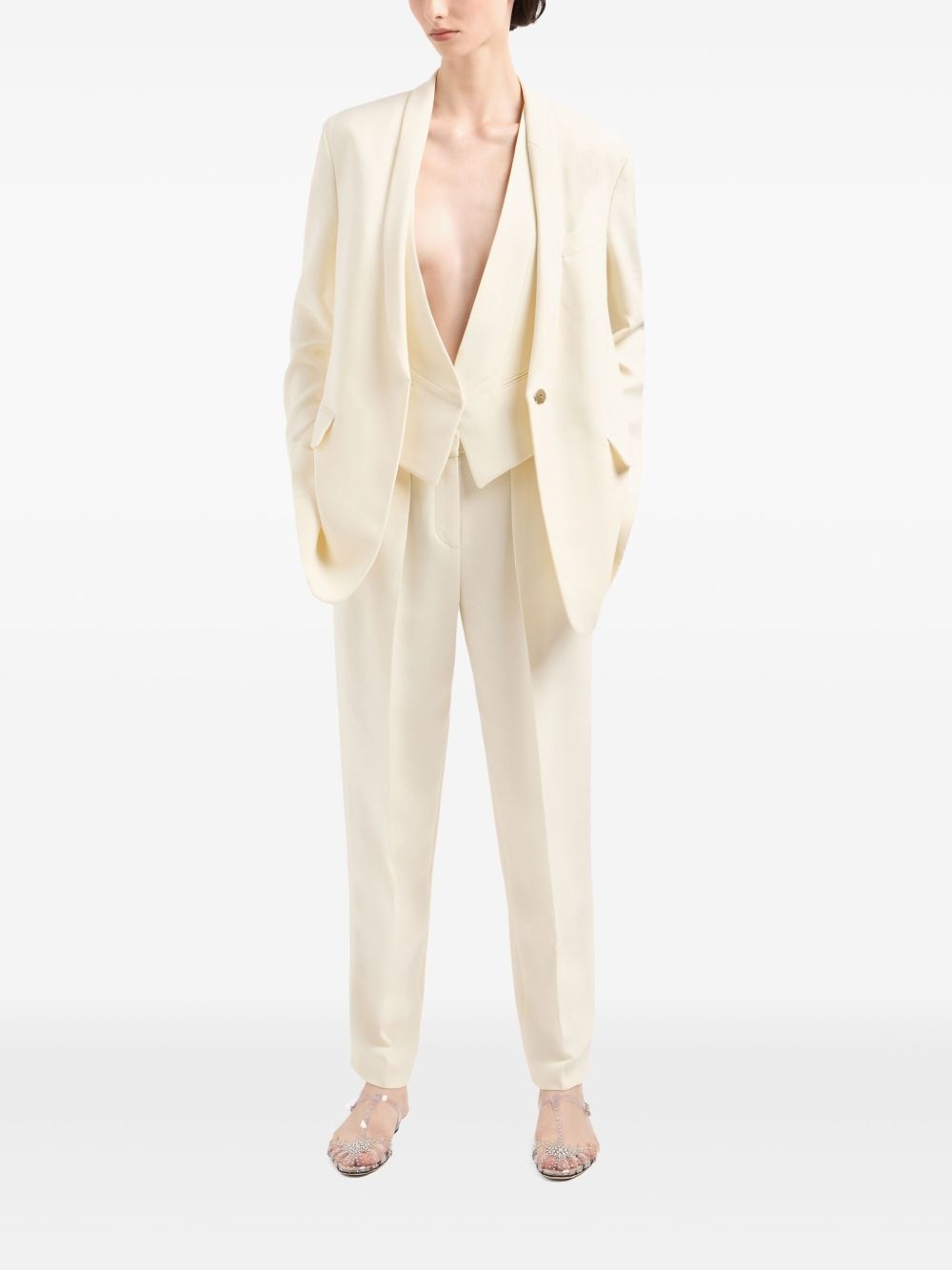 pleat detailing trousers - 2