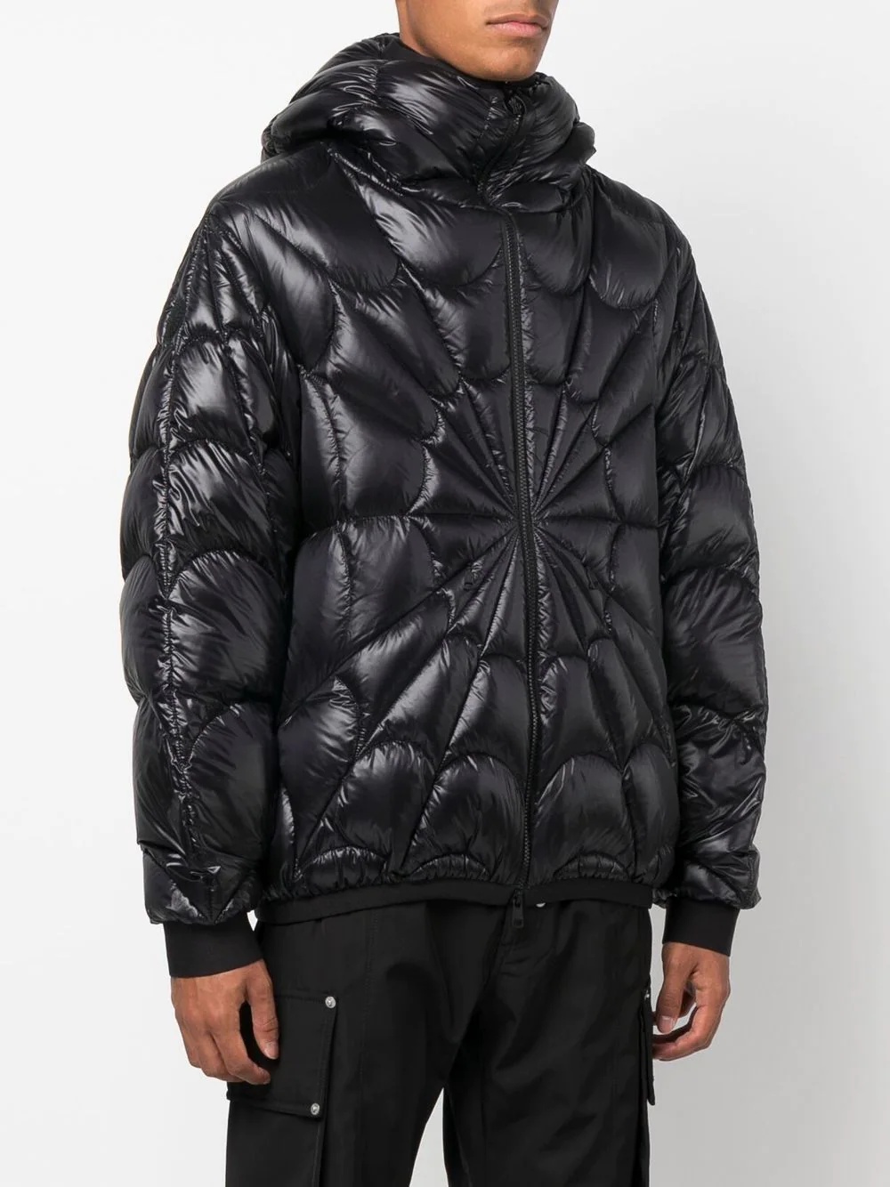 padded high-shine jacket - 4