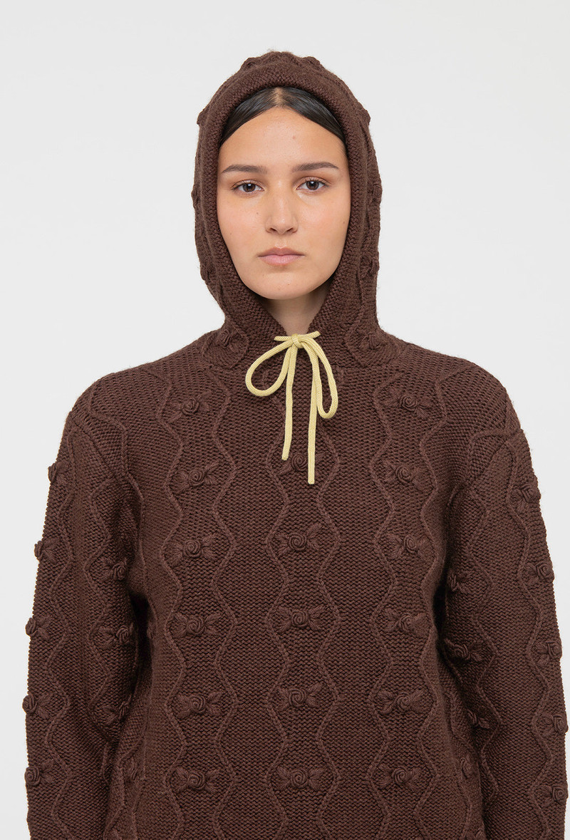 Junie Hoodie - Chocolate Brown 7