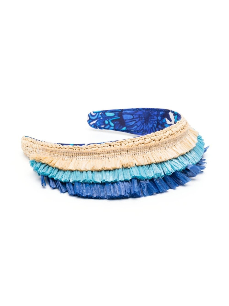 La DoubleJ Halo raffia hairband outlook
