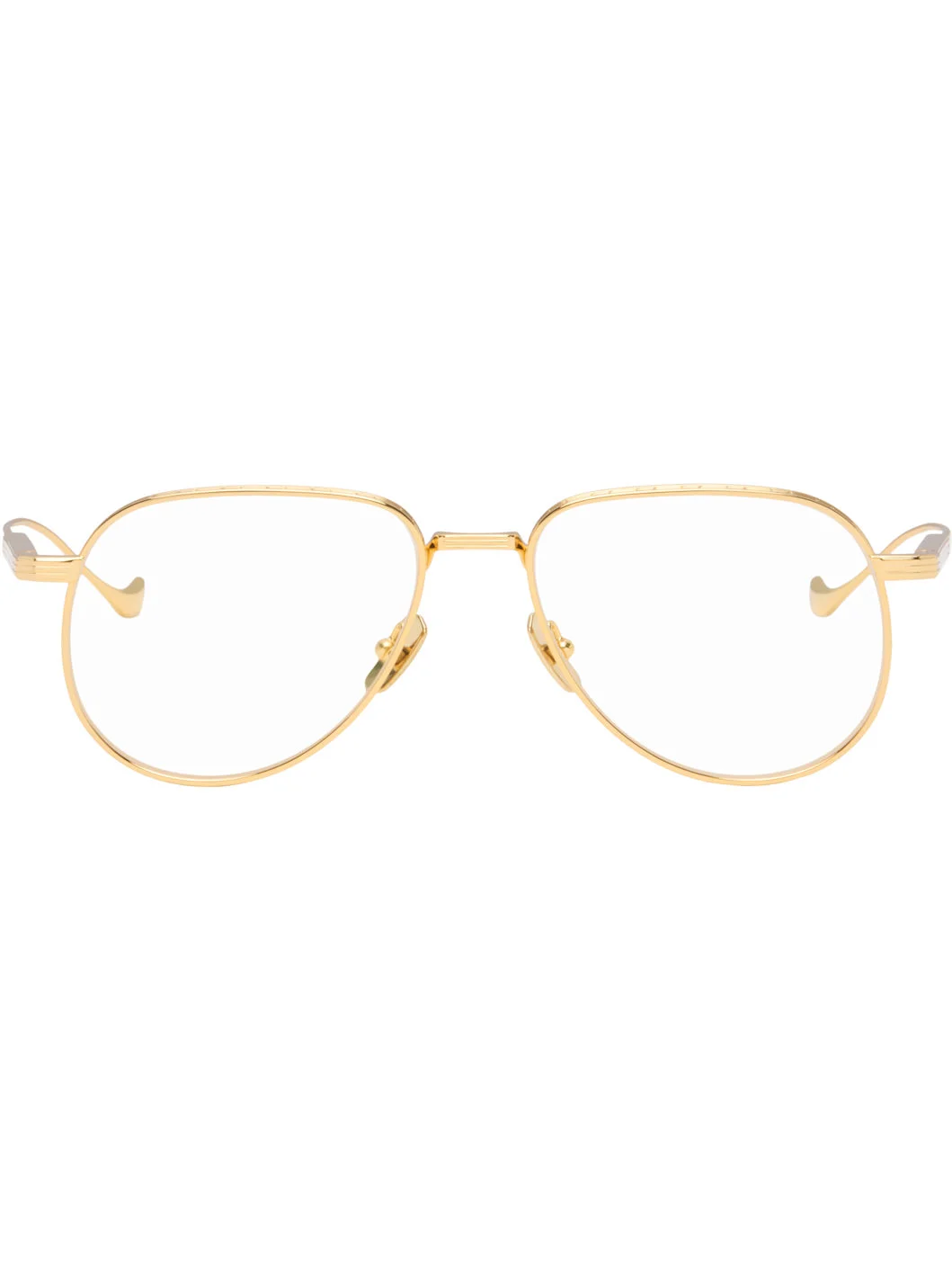 Gold Pembroke 1429 Aviator Optical Glsases - 1