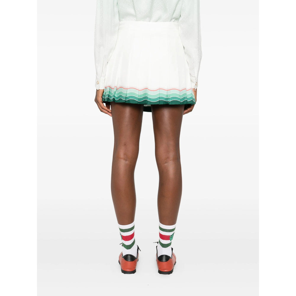 Casablanca White Skirts - Pleated Skirts Women - 2