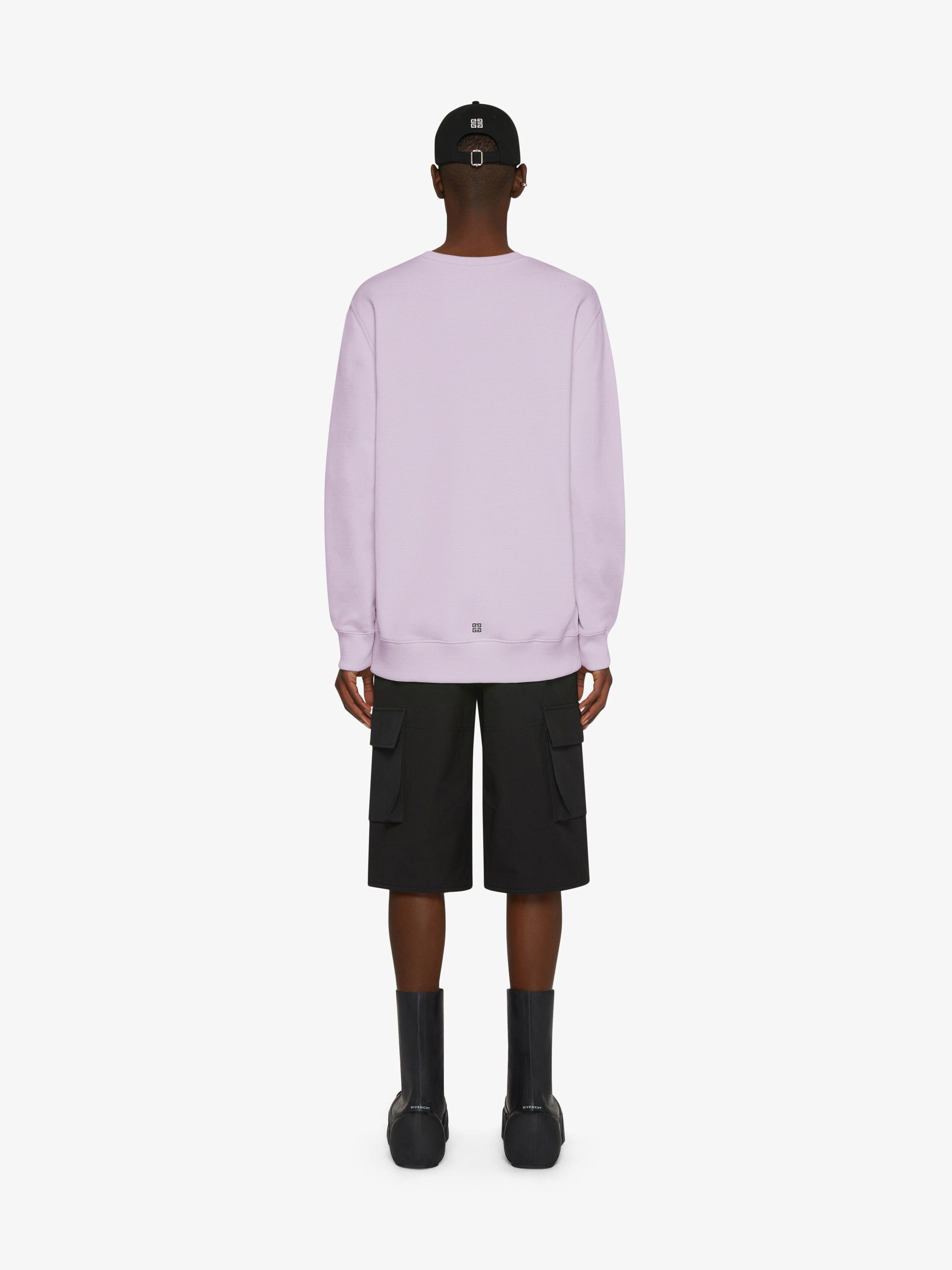 GIVENCHY ARCHETYPE SLIM FIT SWEATSHIRT IN FLEECE - 4