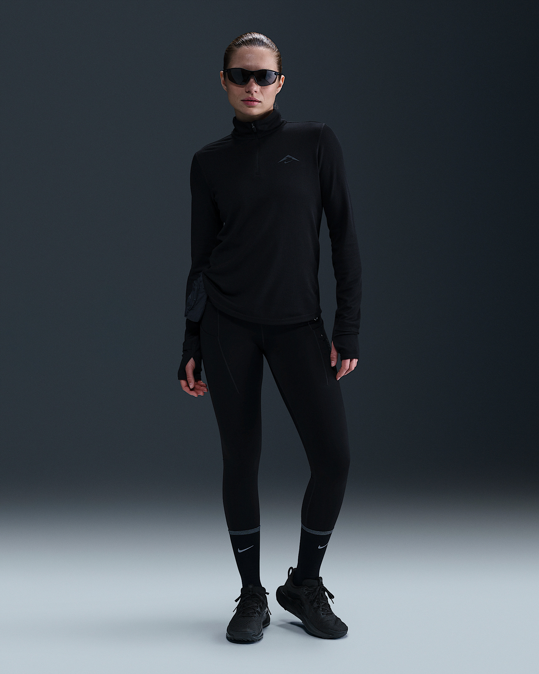 Nike Trail Women's Dri-FIT 1/4-Zip Running Mid-Layer Top - 4