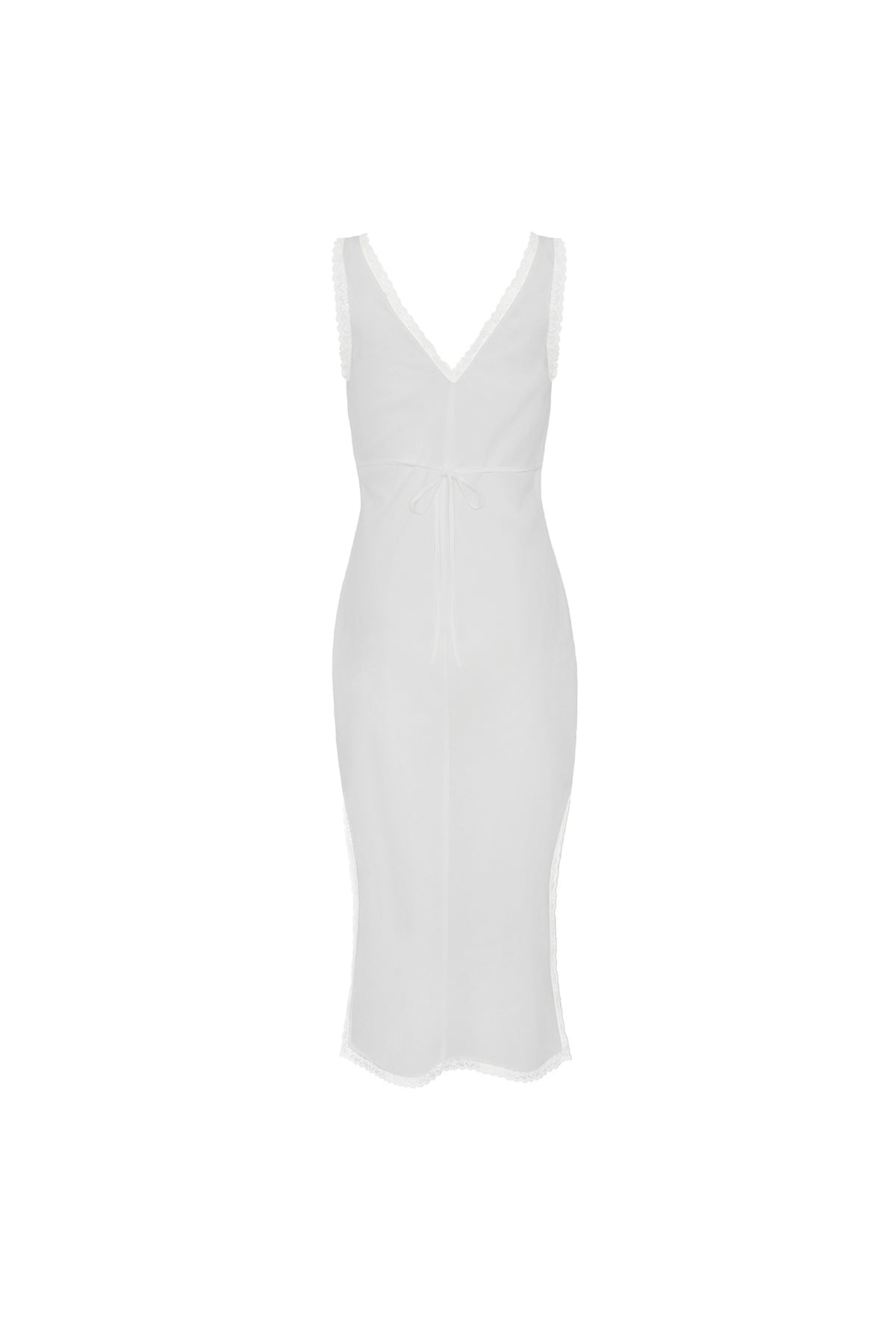The Iris Slip: Cotton Voile White - 8