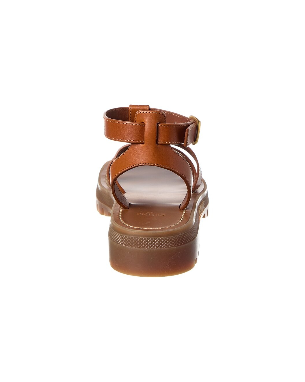 CELINE Clea Triomphe Leather Sandal - 3