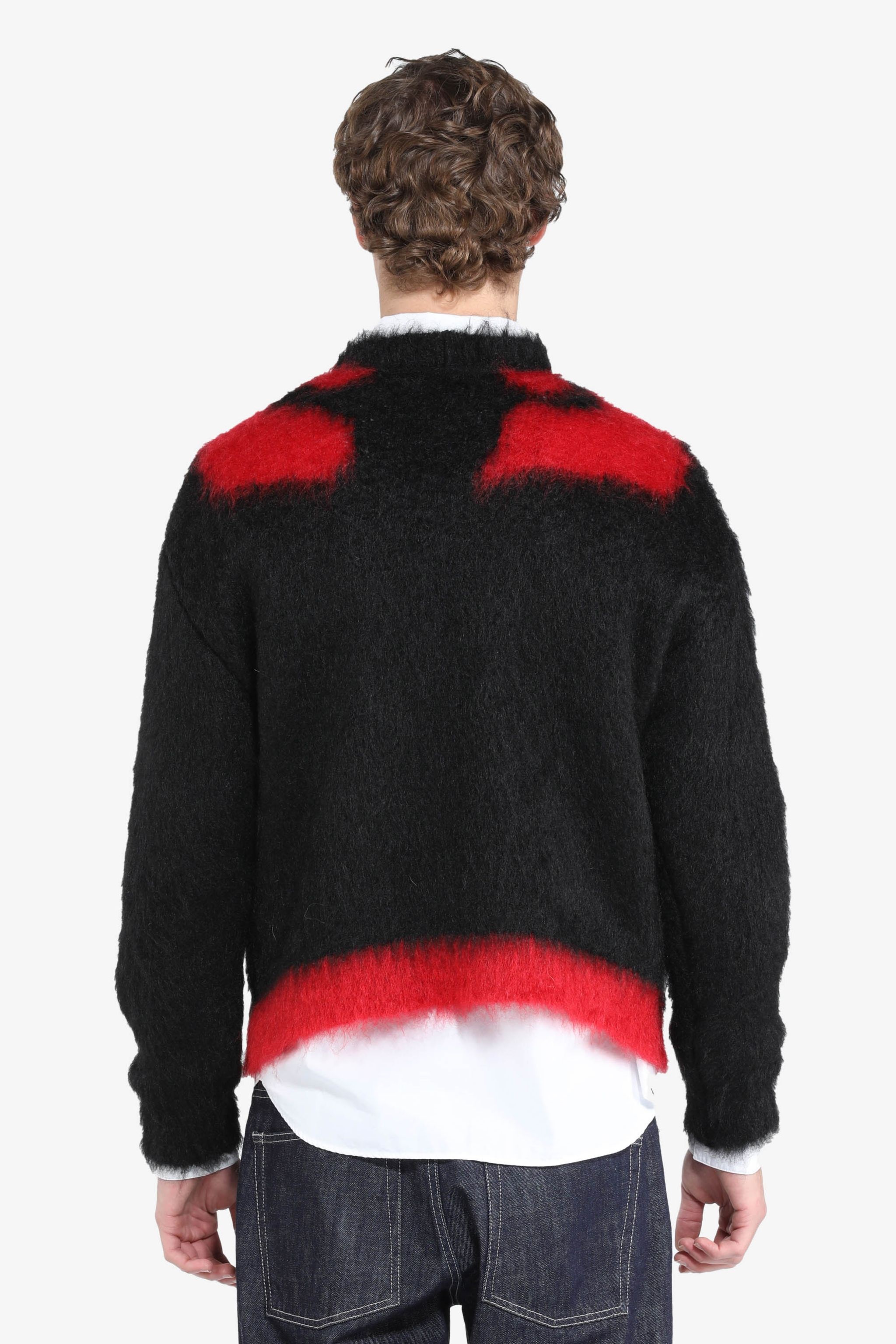 BRUSHED JACQUARD SWEATER - 2