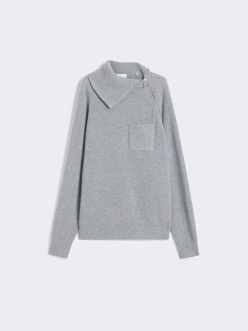 SALPA Zip-up cashmere-blend sweater 1