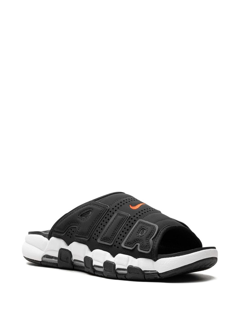 Nike Air More Uptempo "Black/White/Red" slides outlook