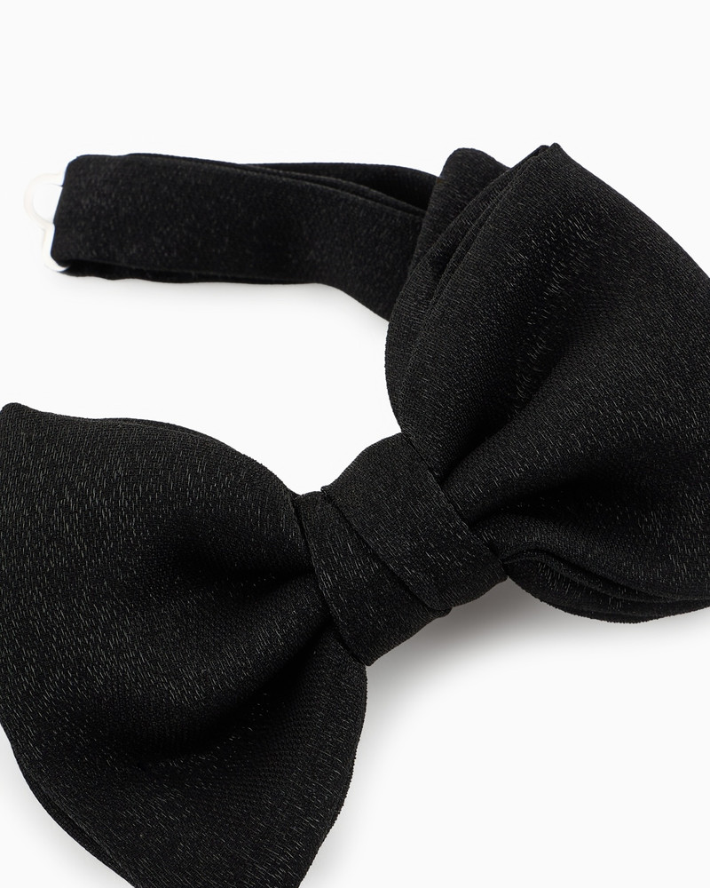 GIORGIO ARMANI KNOTTED BOW TIE IN A LUREX AND VISCOSE BLEND outlook