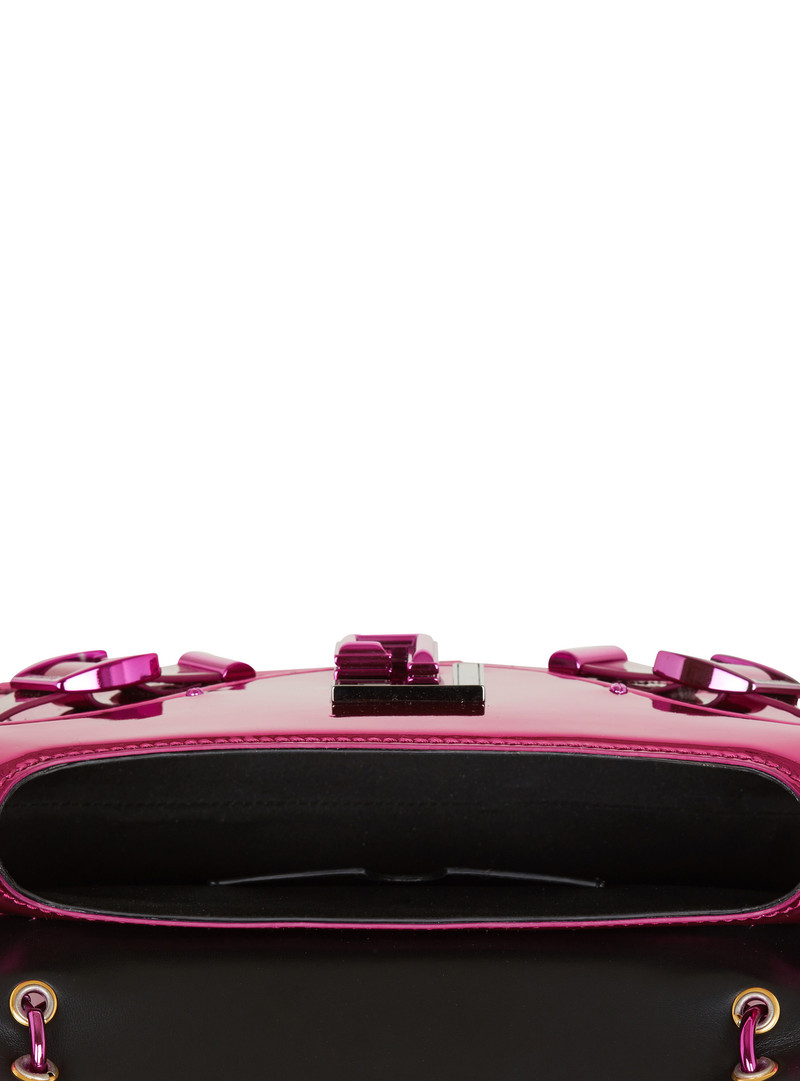 Blaze Pouch in mirror-effect leather 6