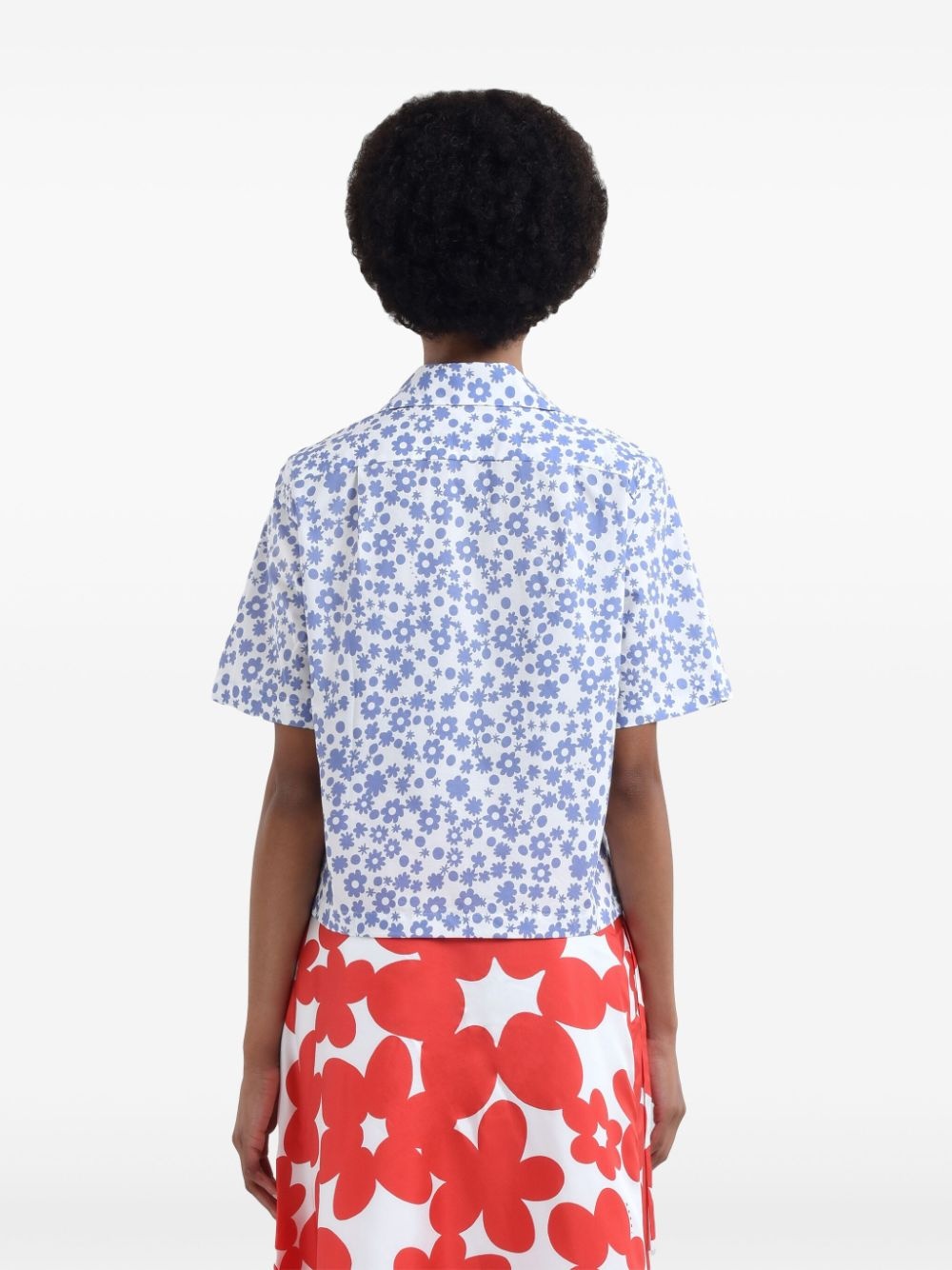 floral-print shirt - 3