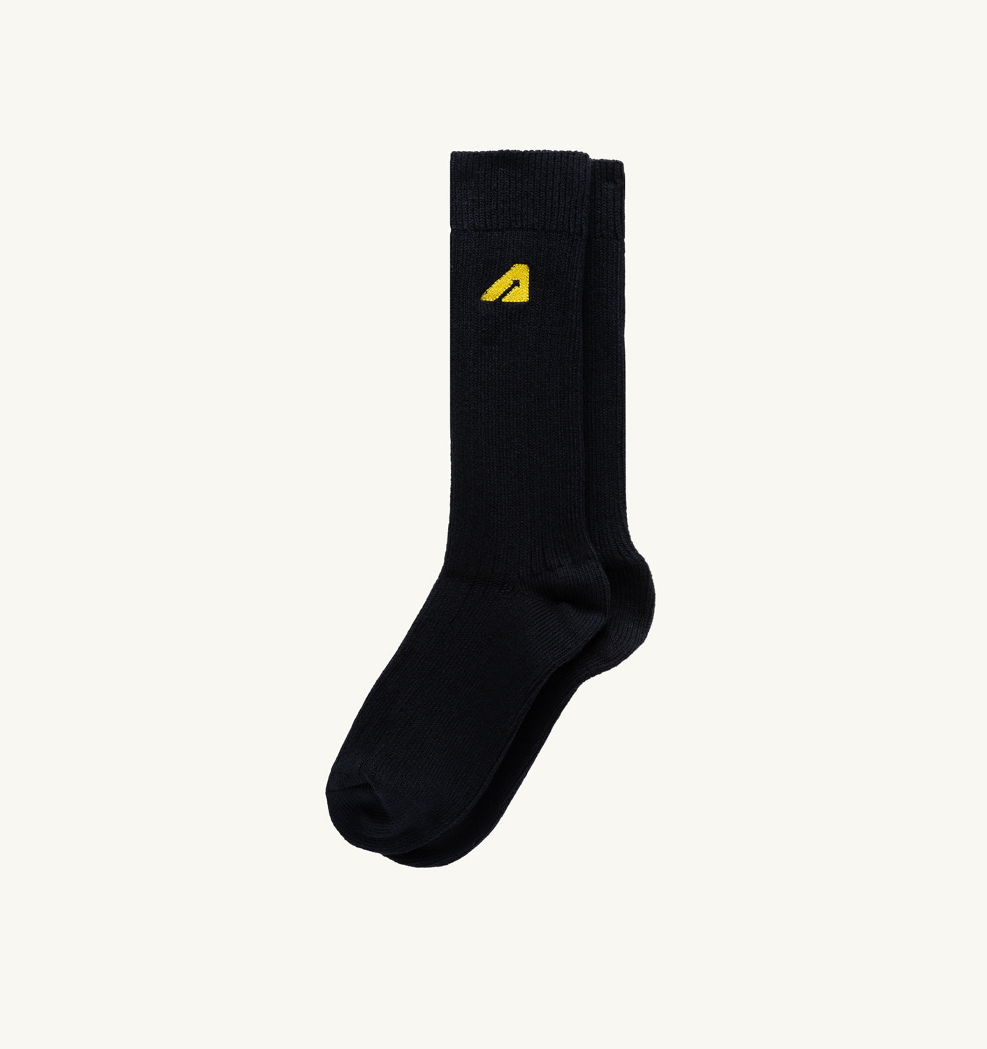 UNISEX SOCKS IN BLUE KNITTED COTTON - 1