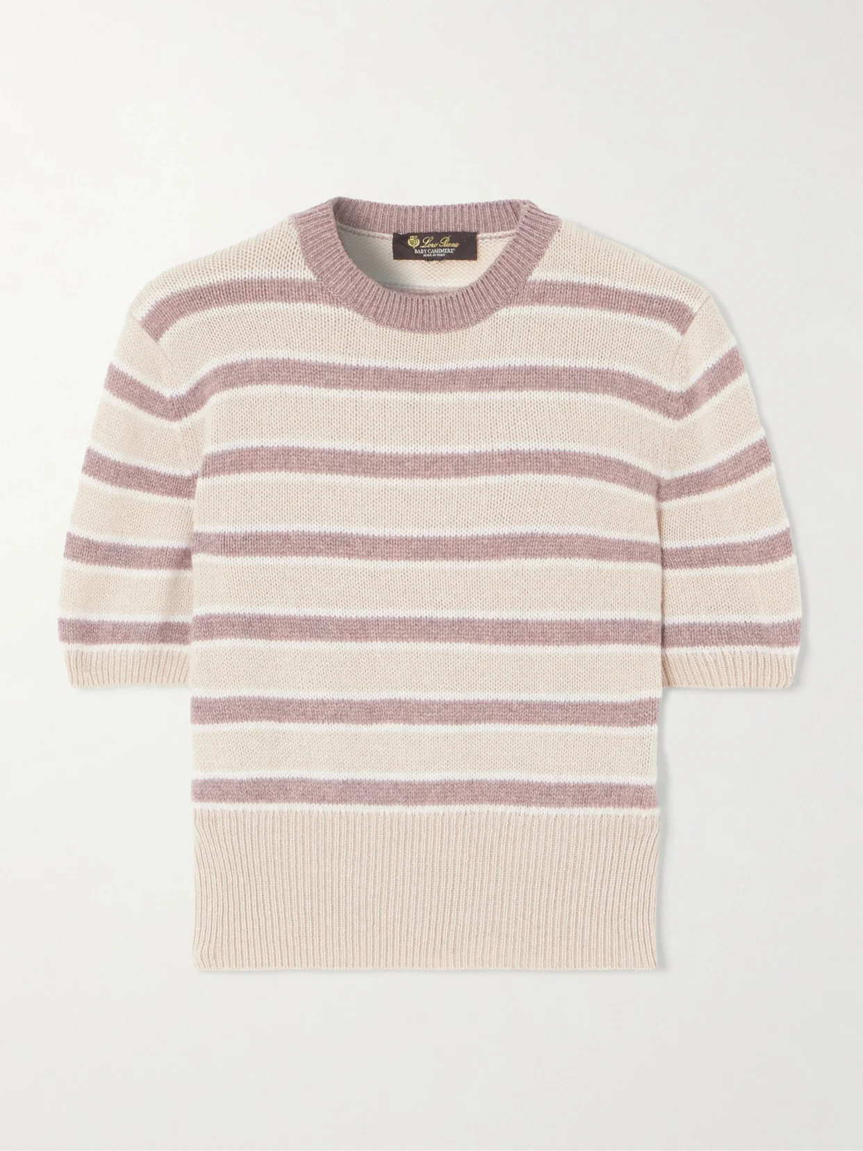Fobello Striped Cashmere Sweater - 1