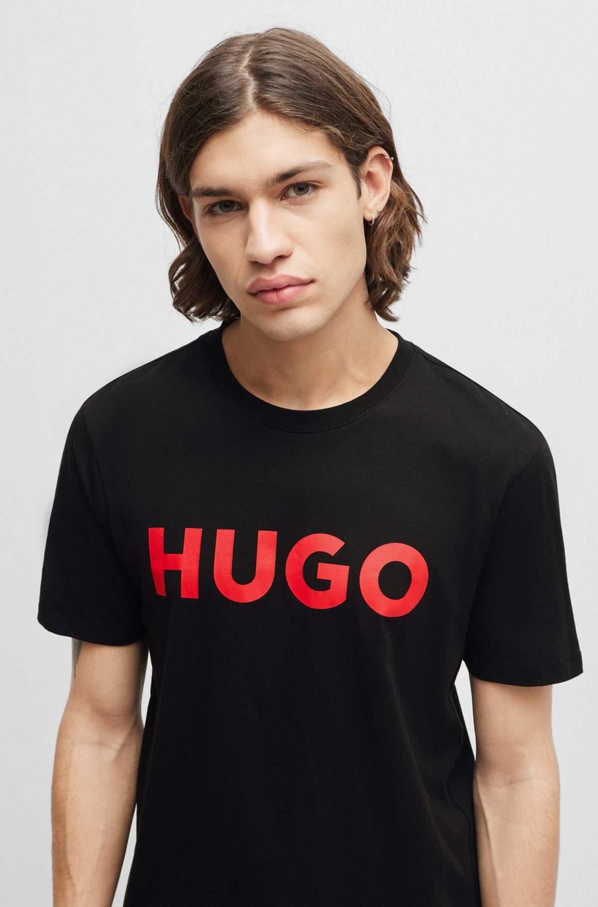 REGULAR-FIT T-SHIRT IN COTTON JERSEY WITH LOGO ARTWORK - 3