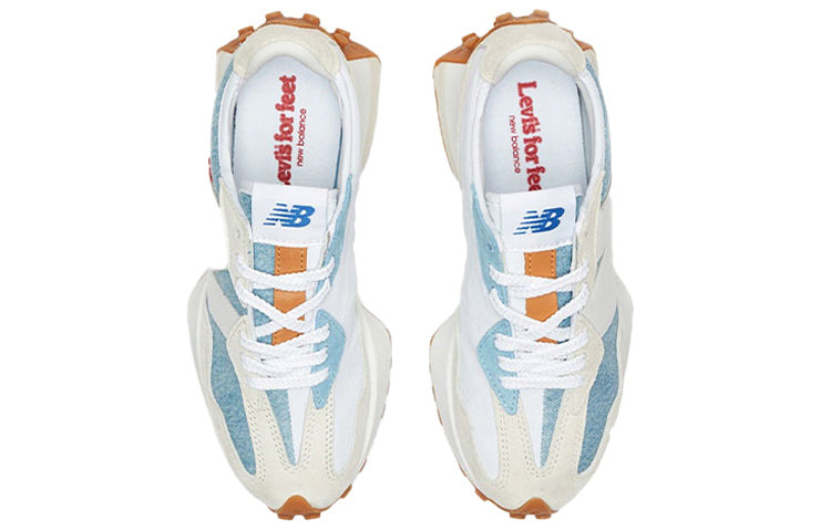 (WMNS) New Balance Levi's x 327 'Light Wash Denim' WS327LVA - 5