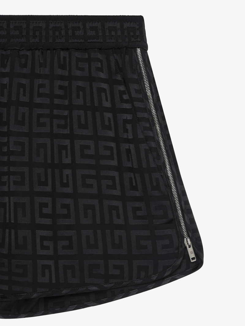 Givenchy SHORTS WITH ZIPS IN 4G JACQUARD outlook