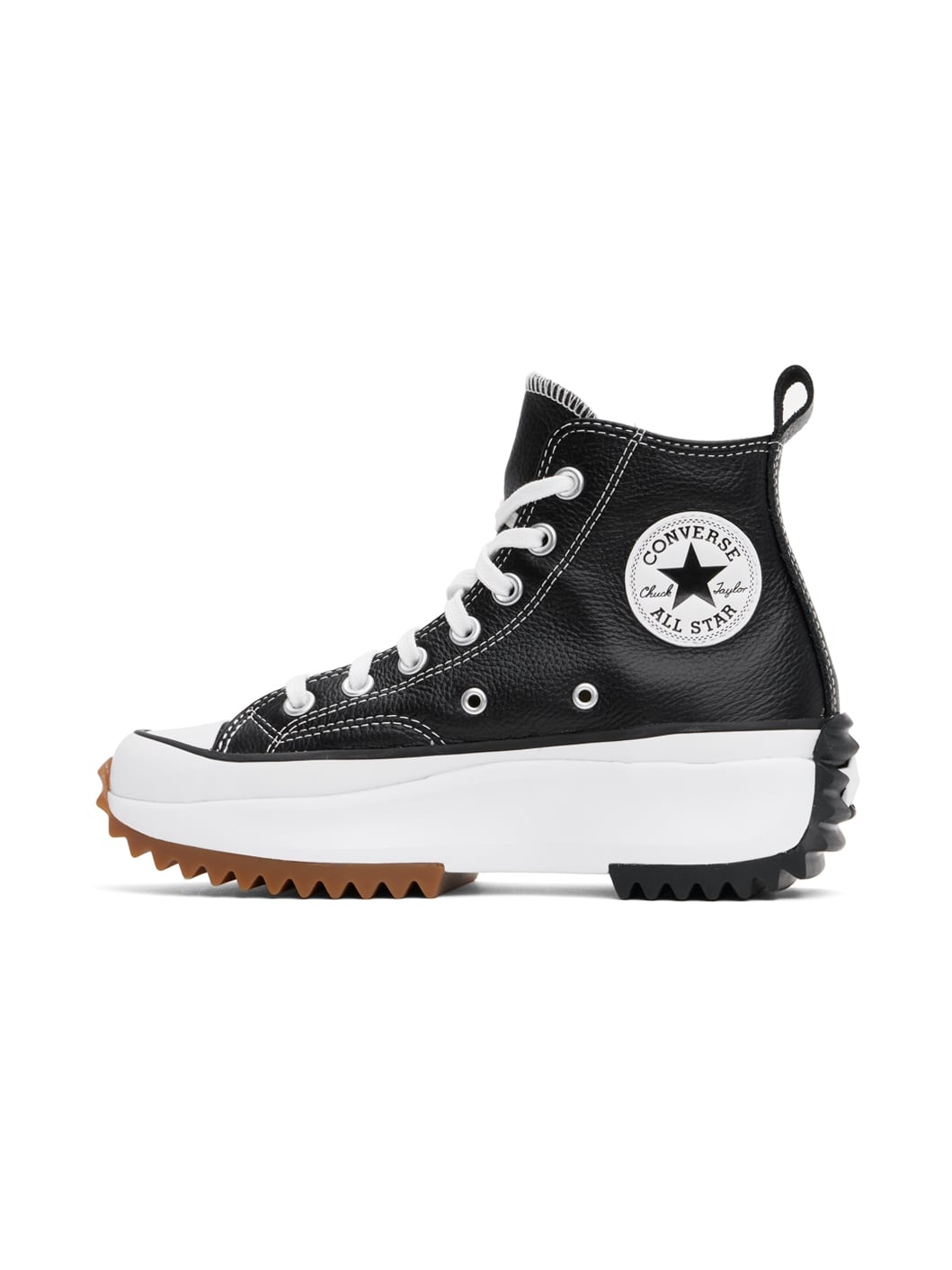Black Run Star Hike High Top Sneakers - 3