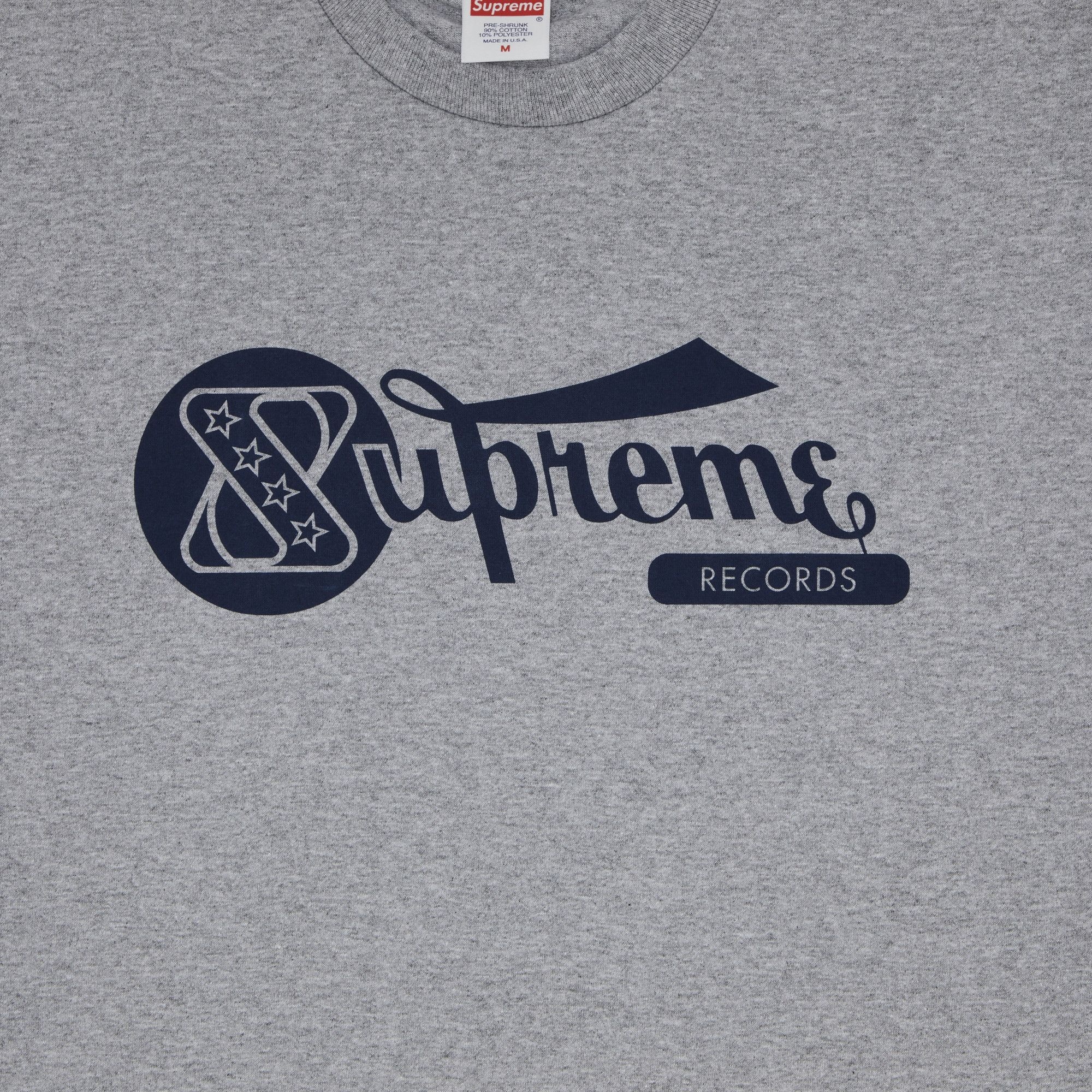 Supreme Records Tee 'Heather Grey' - 2