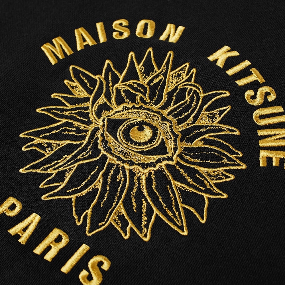 Maison Kitsuné Big Eye Flower Embroidered Sweat - 3