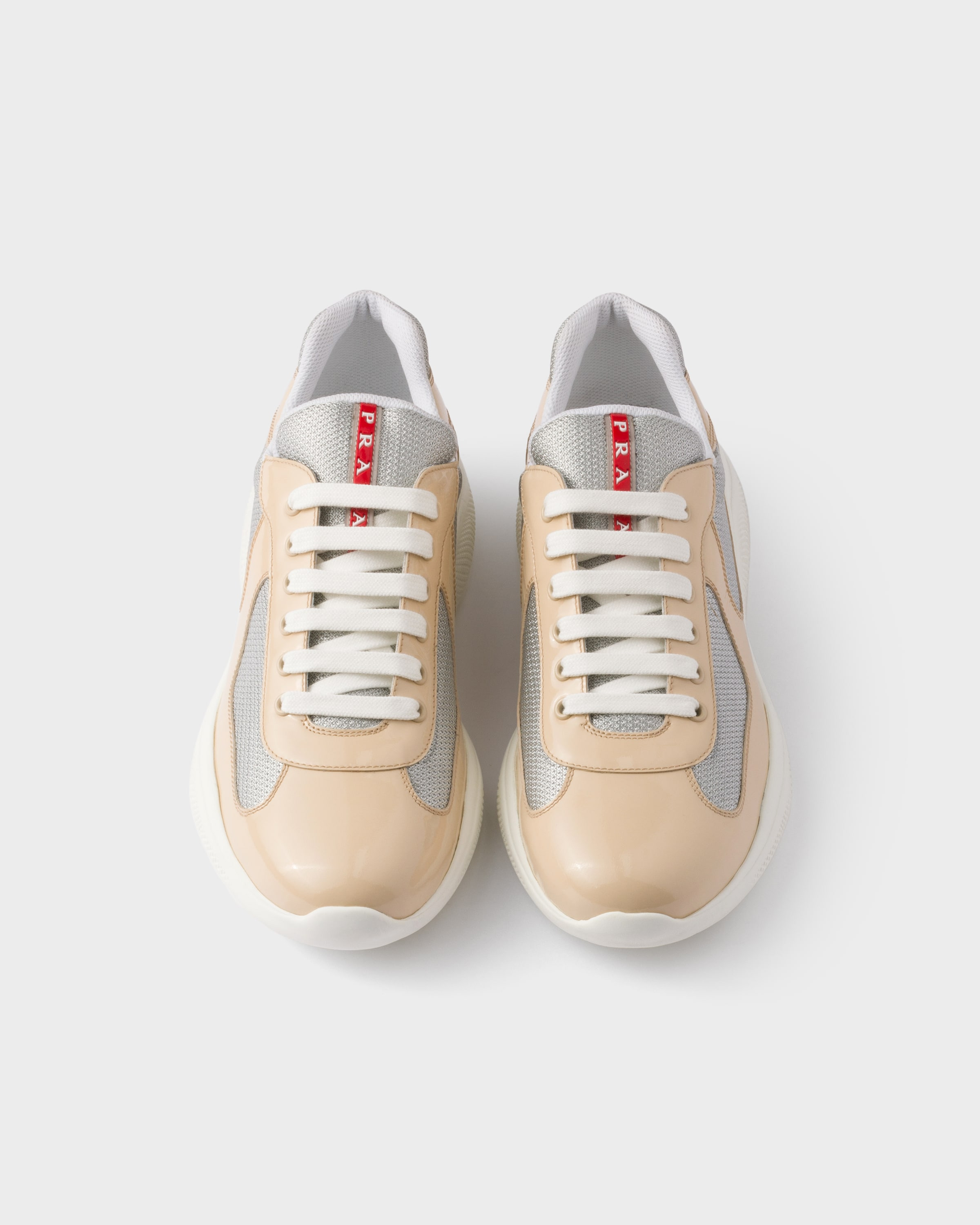 Patent leather and technical fabric Prada America's Cup sneakers - 4