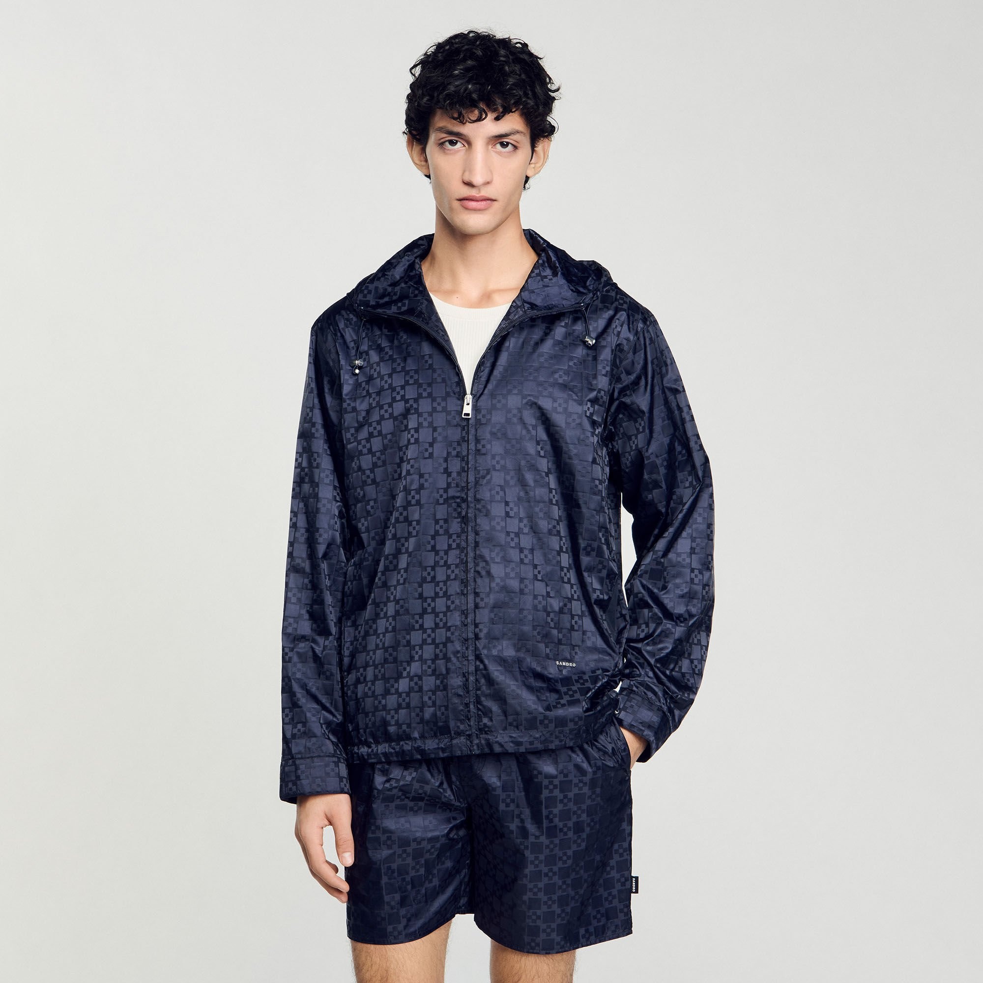 SQUARE CROSS NYLON JACKET - 4
