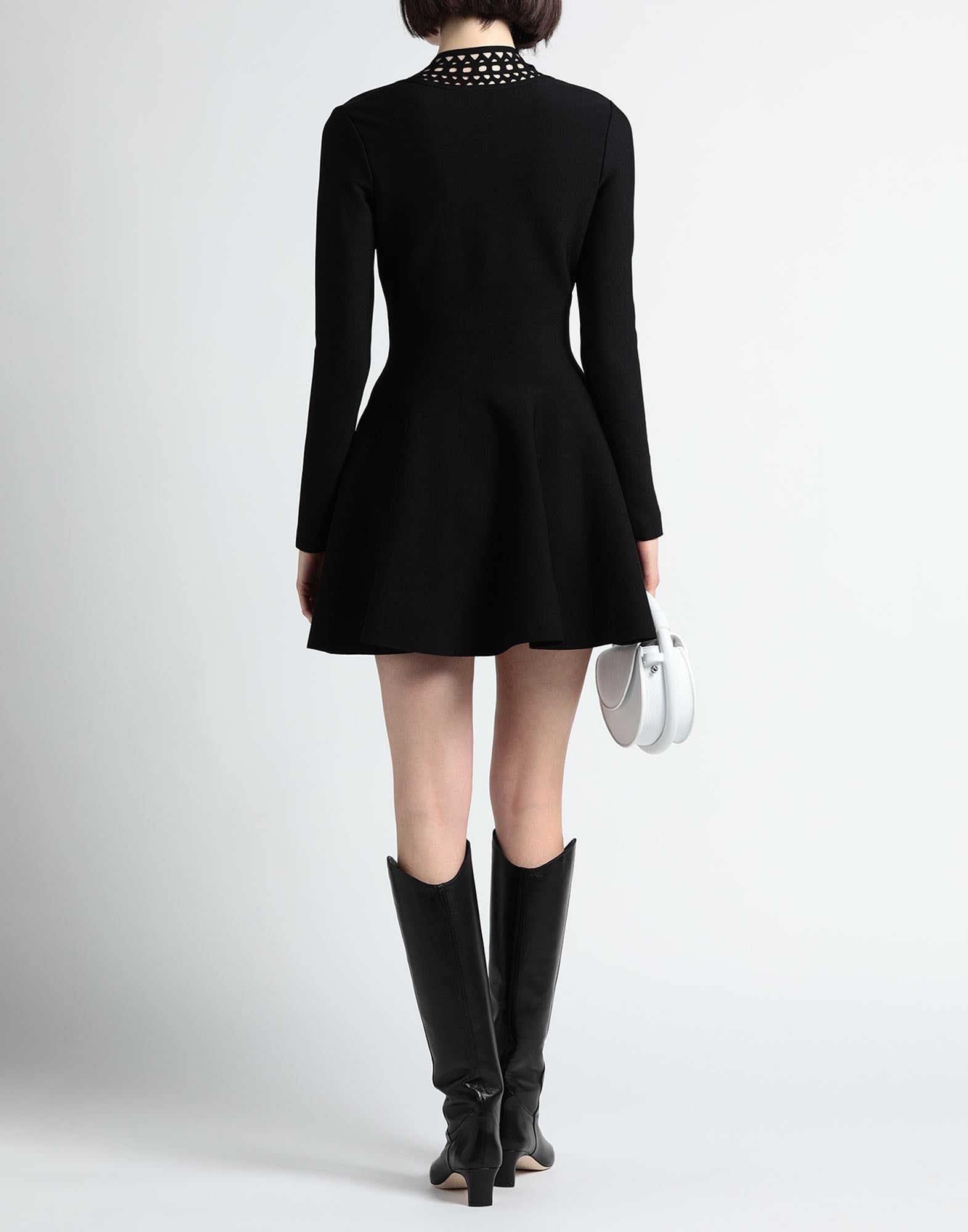 Black Women's Short Dress - 4