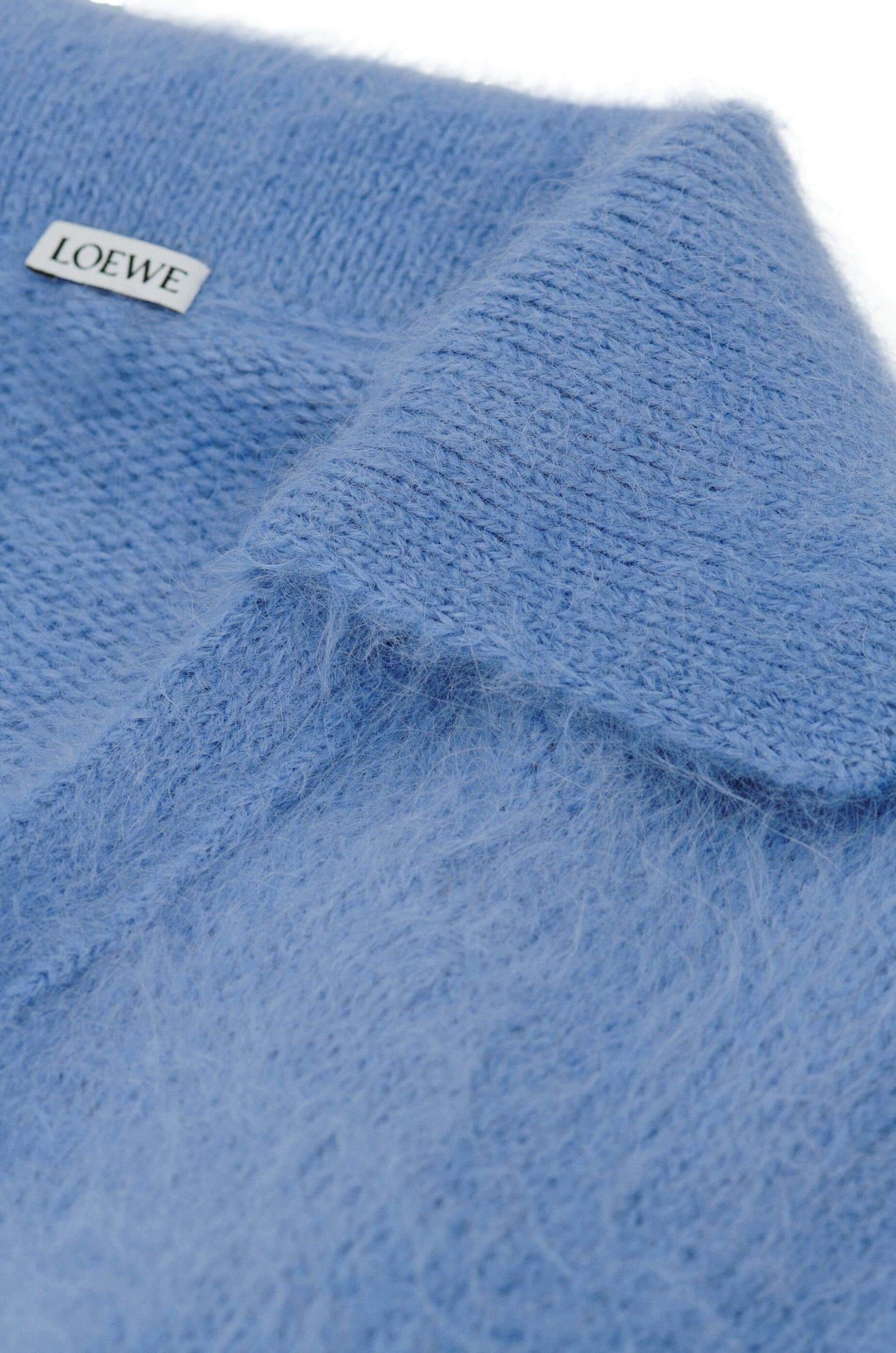 Polo sweater in alpaca and wool blend - 6