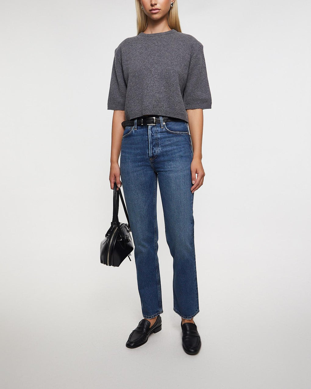 90's Pinch Waist H/R Straight Rang Dark indigo - 3