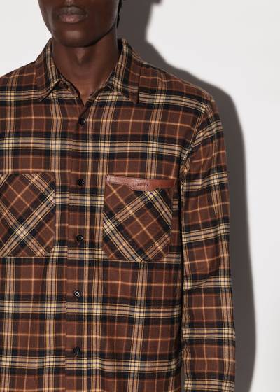 AMIRI AMIRI LOGO FLANNEL outlook