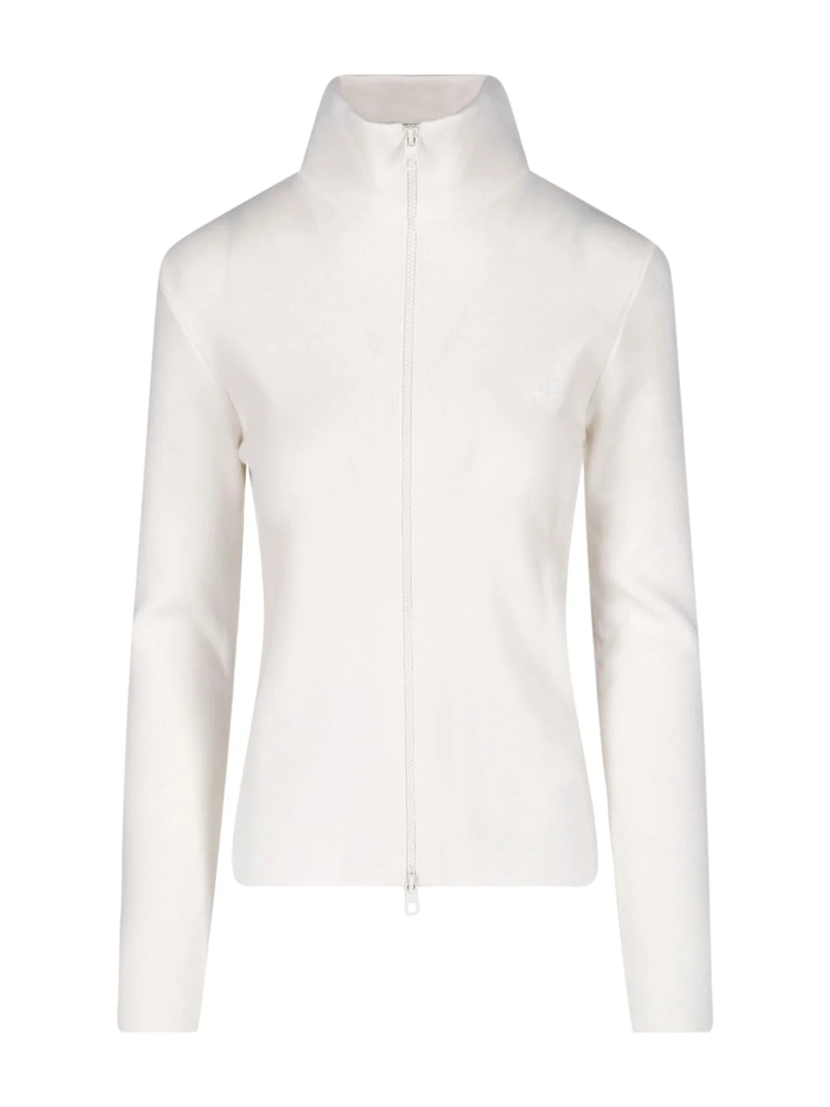 MERINO WOOL ZIP CARDIGAN - 1