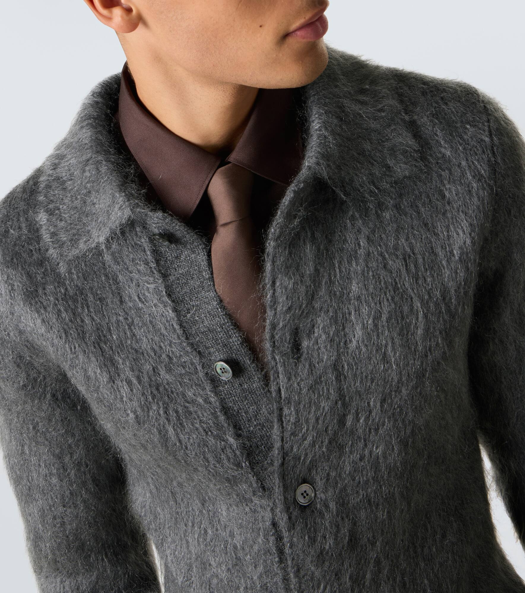 Mohair-blend cardigan - 6