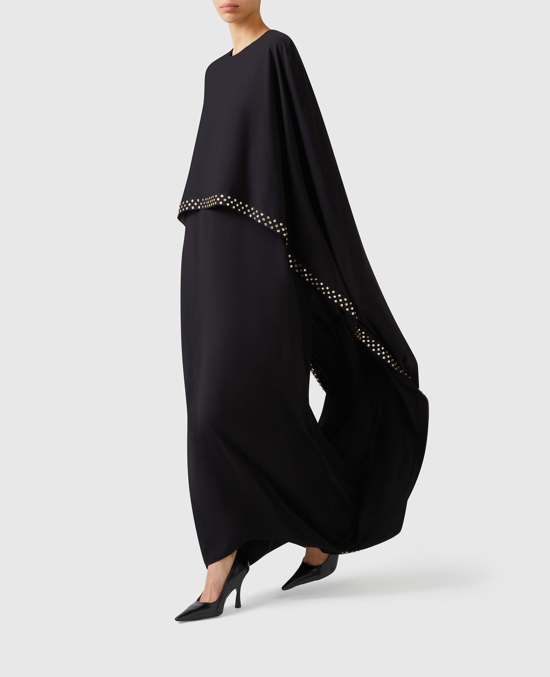 Lead-Free Crystal Cape Gown - 3