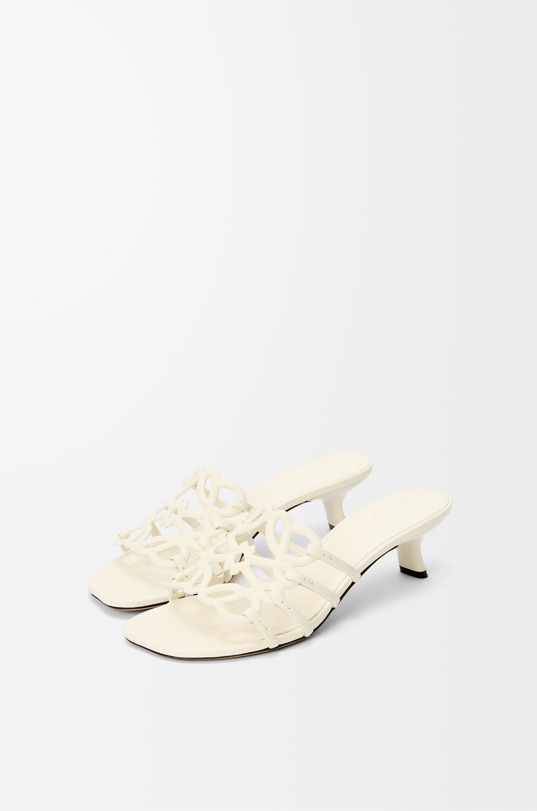 Petal Anagram slide in soft calfskin - 3