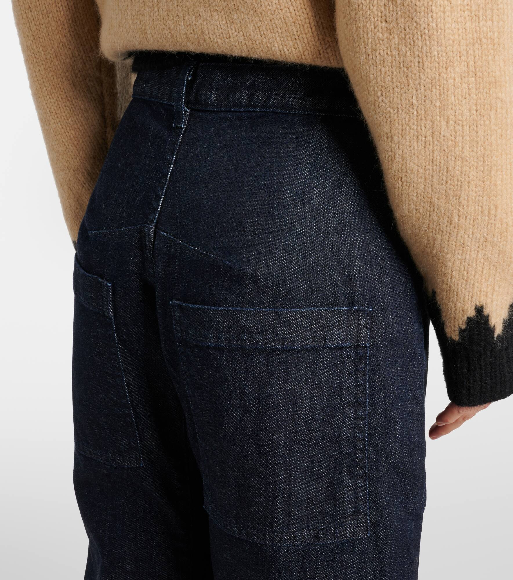 Shon high-rise barrel-leg jeans - 6