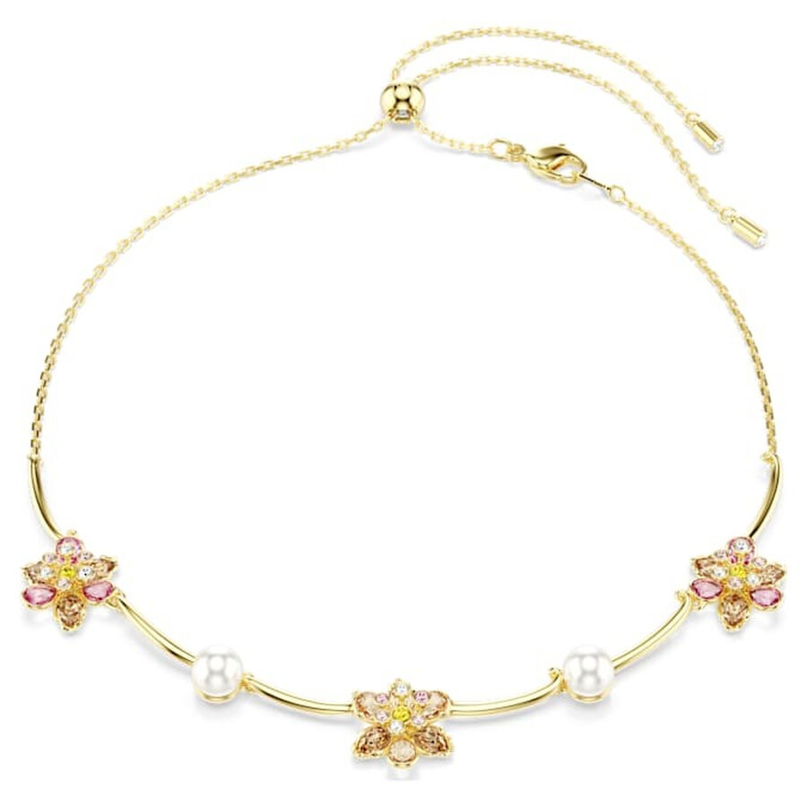 Swarovski - Swarovski Idyllia Crystal Pearl Flower Necklace - 1