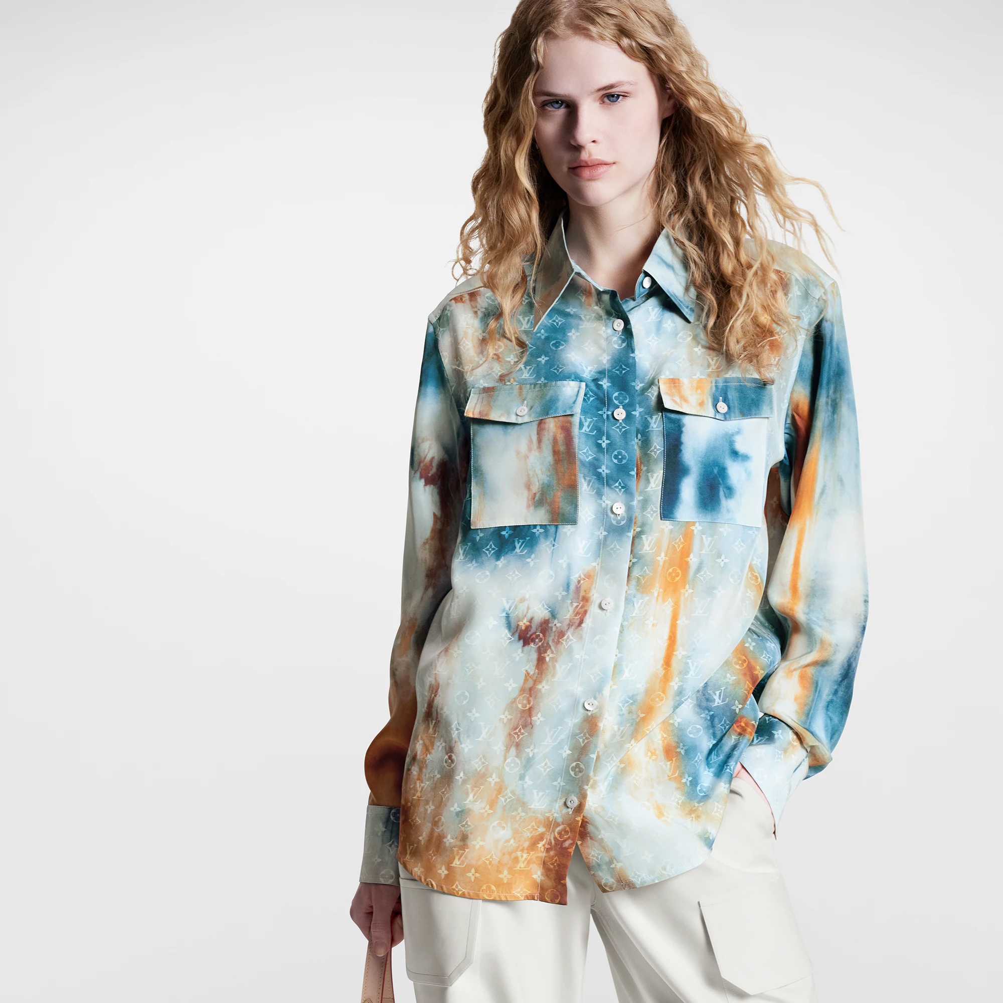Tie Dye Monogram Shirt - 5